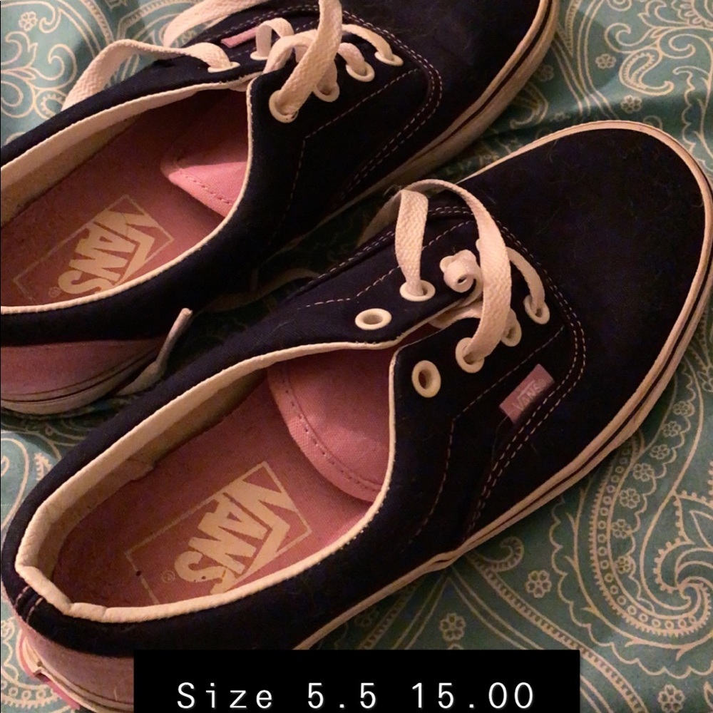 Navy blue Vans